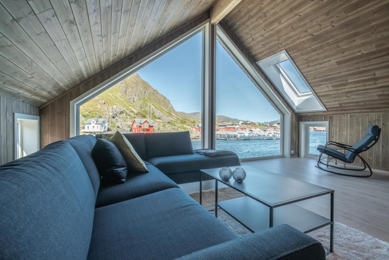 Seafront New Cabin In Lofoten Villa Ballstad Eksteriør bilde